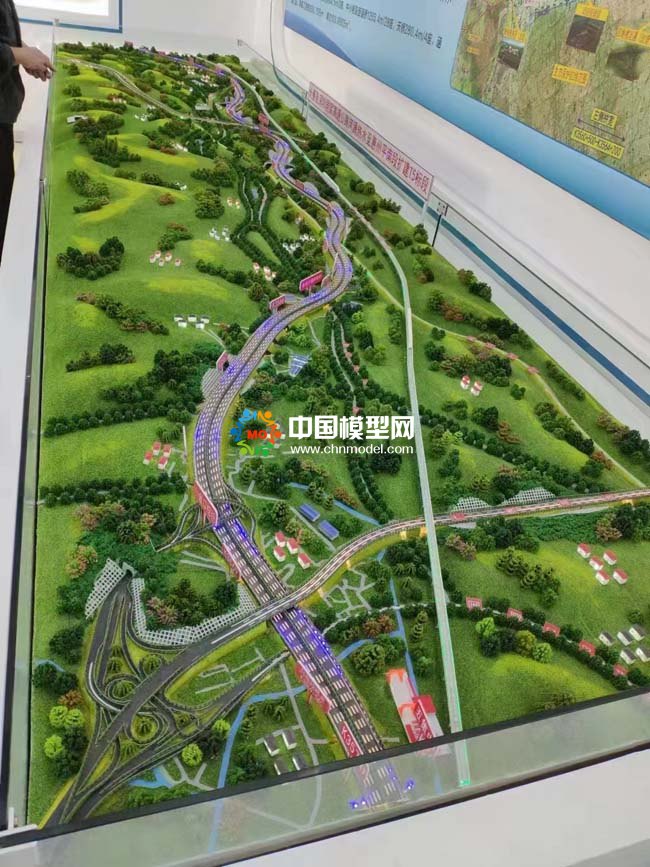 長深高速河惠段改擴建項目T5標沙盤模型