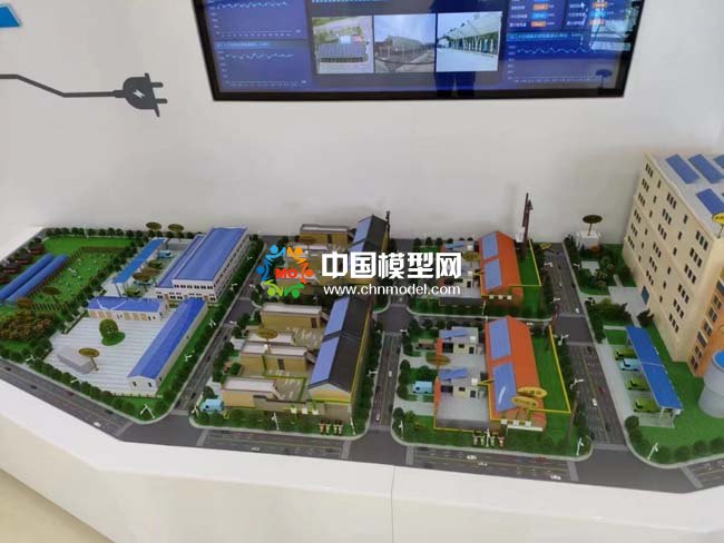 城鄉綠色生態新能源產業鏈沙盤模型