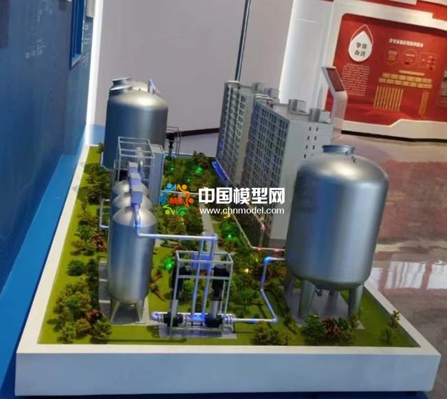 管道直飲水設備沙盤模型