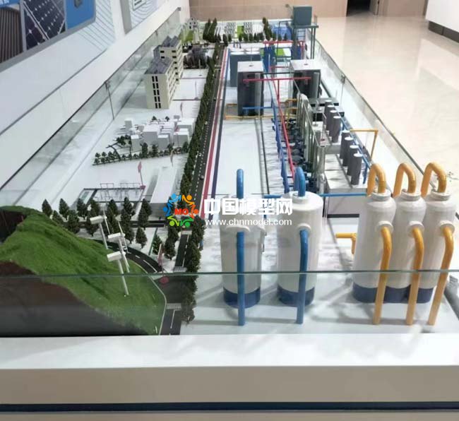 綠色能源CHP熱電聯(lián)產(chǎn)沙盤模型