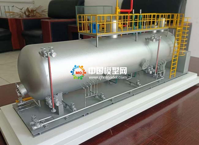 臥式儲罐模型
