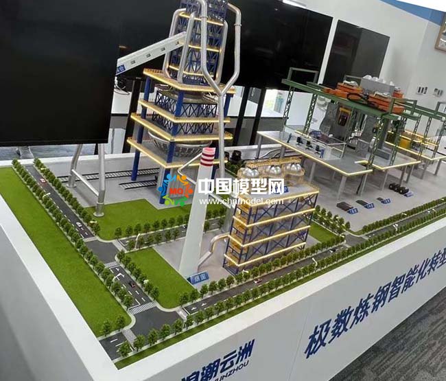 極數煉鋼智能化轉型解決方案沙盤模型