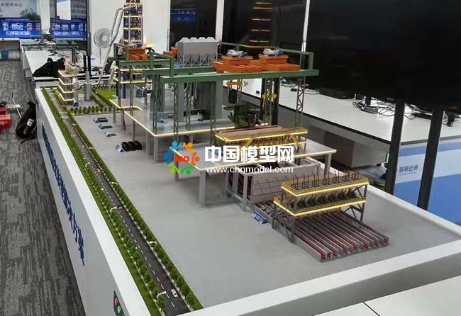 極數煉鋼智能化轉型解決方案沙盤模型