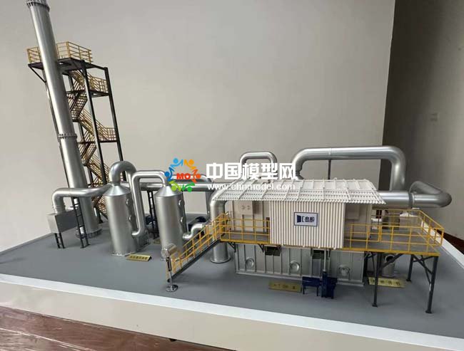 工業(yè)生產(chǎn)環(huán)境空氣系統(tǒng)解決方案沙盤(pán)模型