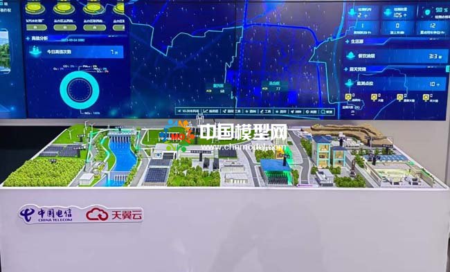 大氣指揮調度平臺沙盤模型