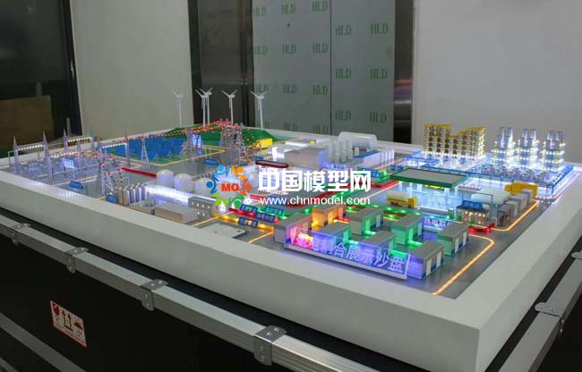 氫電耦合沙盤模型