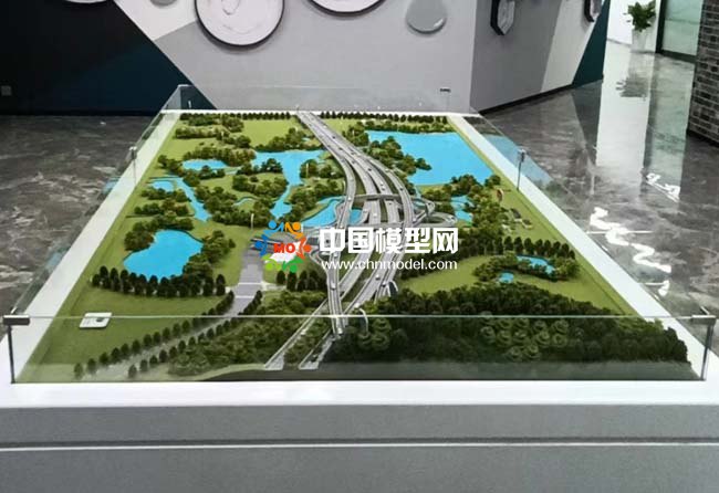 杭寧高速公路湖州市區聯絡線第TJ01標段沙盤模型