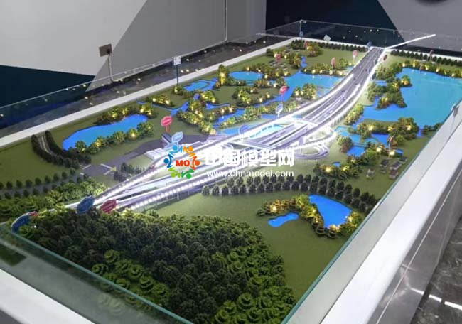 杭寧高速公路湖州市區聯絡線第TJ01標段沙盤模型