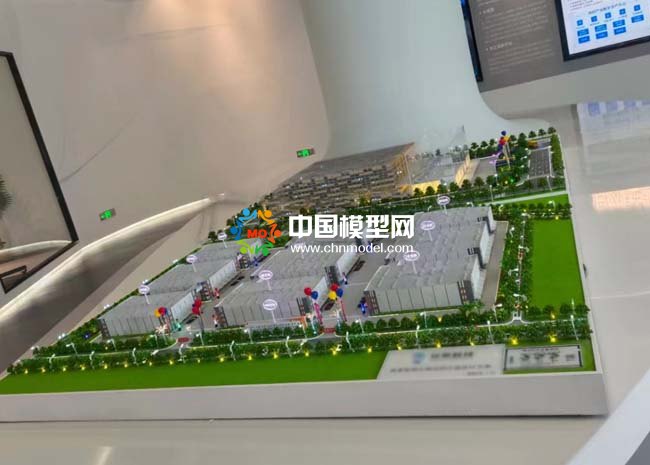 智慧倉物流園沙盤模型