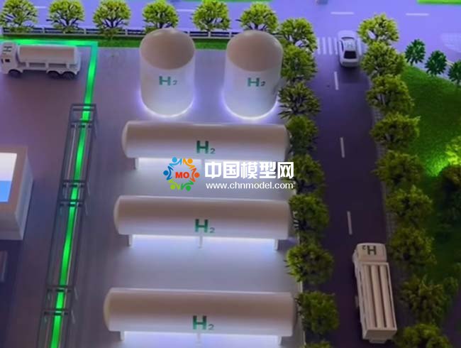 零碳?xì)溥\沙盤模型