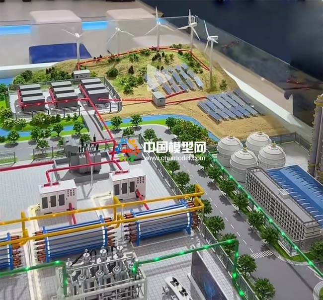 可再生能源制氫沙盤模型