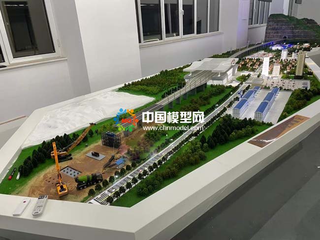 石家莊鐵路學院教學實訓沙盤模型