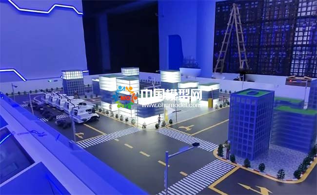 車路協同智能交通沙盤模型