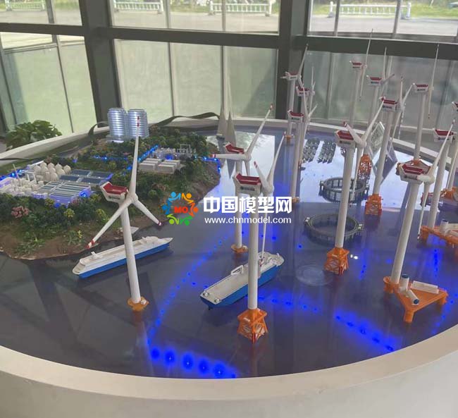 智慧風電場海上風電整體解決方案沙盤模型