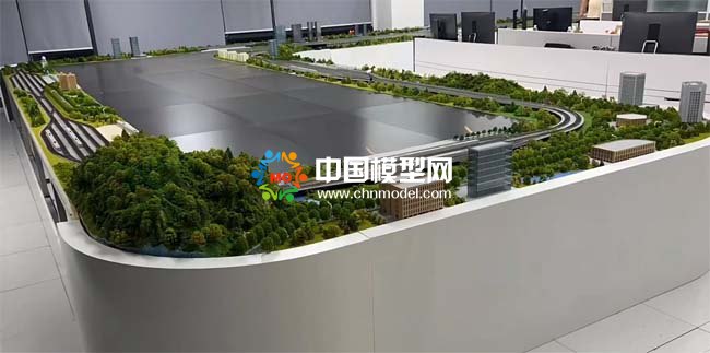 同濟大學軌道交通教學沙盤模型
