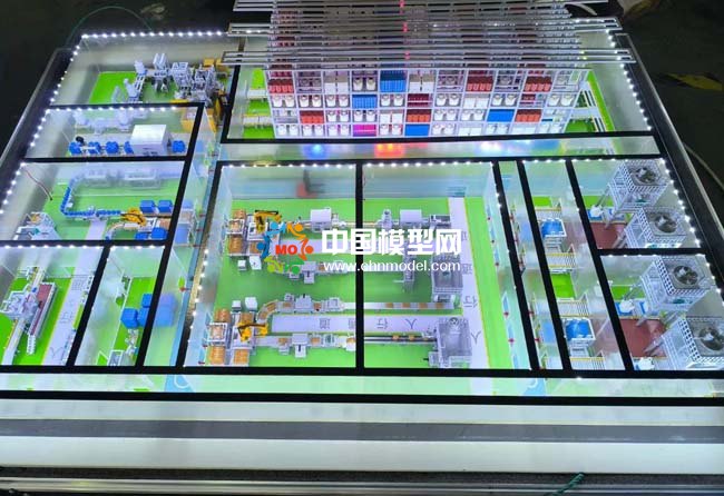 工業(yè)生產線智能工廠沙盤模型