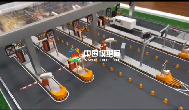 收費站沙盤模型