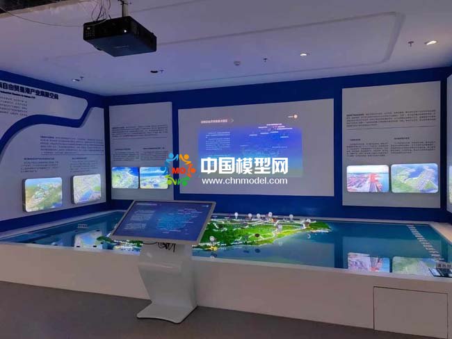 海南省產業布局沙盤模型