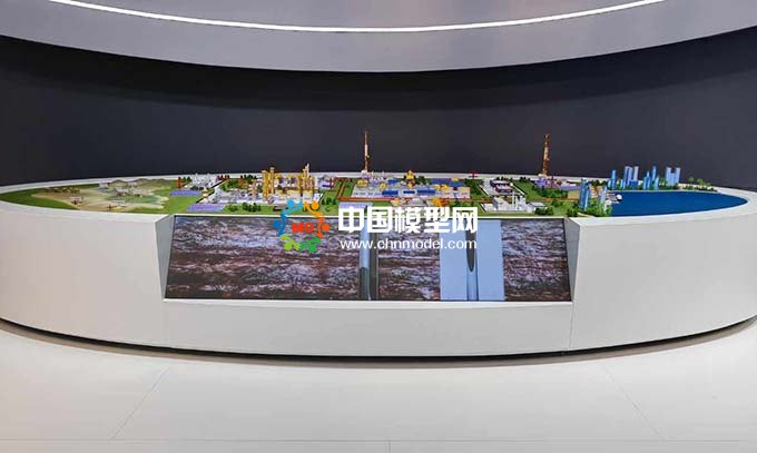 油田環保安全監測預警沙盤模型