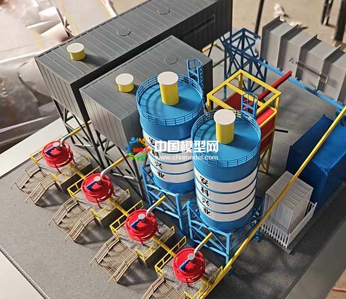 礦用機械設備模型混凝土摻和設備模型