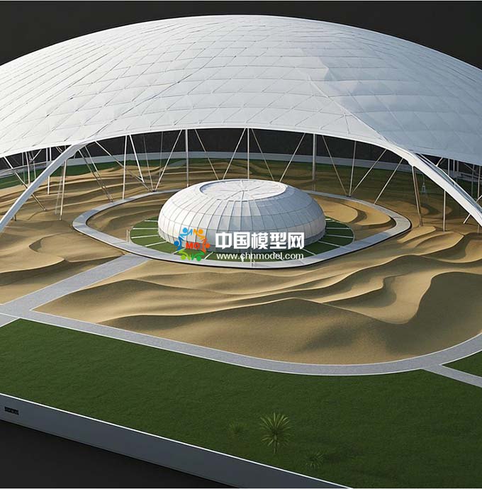 膜結構氣膜沙盤模顛覆傳統，重塑空間新形態