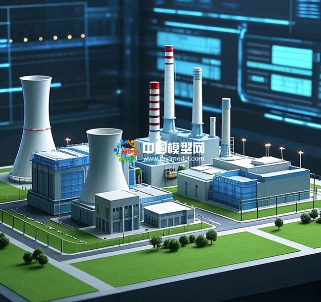 智慧電廠沙盤模型，點亮能源變革新視界