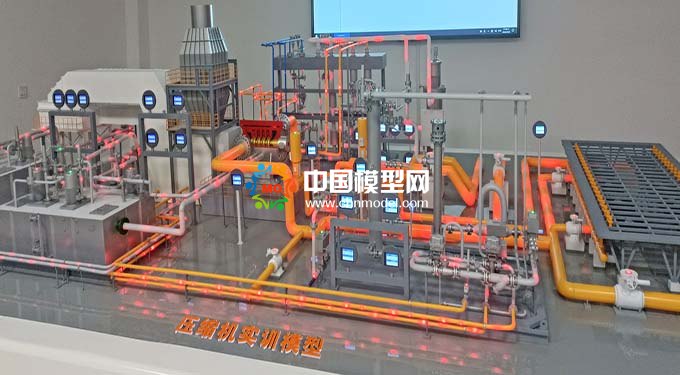 壓縮機實訓模型沙盤模型,工業技能提升的智慧鑰匙