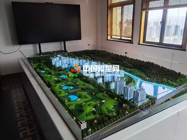 七彩瀾灣房地產售樓沙盤模型