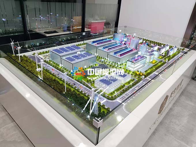 區域零碳智慧能源沙盤模型