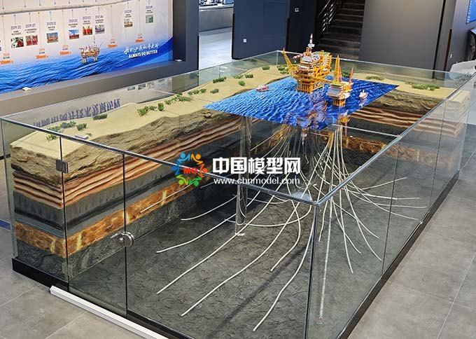 旋轉(zhuǎn)導(dǎo)向鉆井與隨鉆測(cè)井系統(tǒng)沙盤模型 