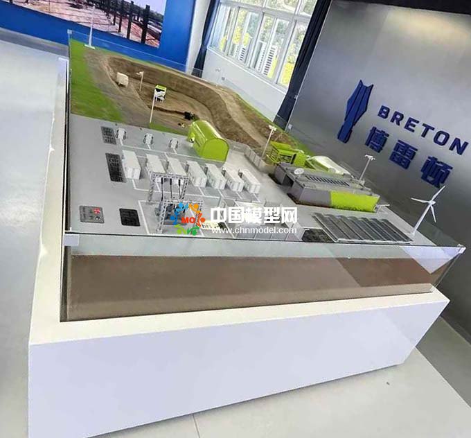 零碳生產綜合零碳能源解決方案沙盤模型