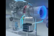 兆瓦級(jí)氫燃料渦軸發(fā)動(dòng)機(jī)模型