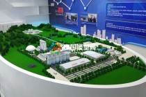 濟(jì)鋼環(huán)保新材料產(chǎn)業(yè)園沙盤(pán)模型