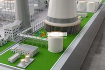 超臨界火力發電機組沙盤模型