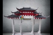 牌坊模型杭州模型公司精雕細琢