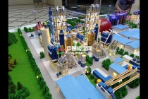 山水水泥廠區(qū)沙盤(pán)模型